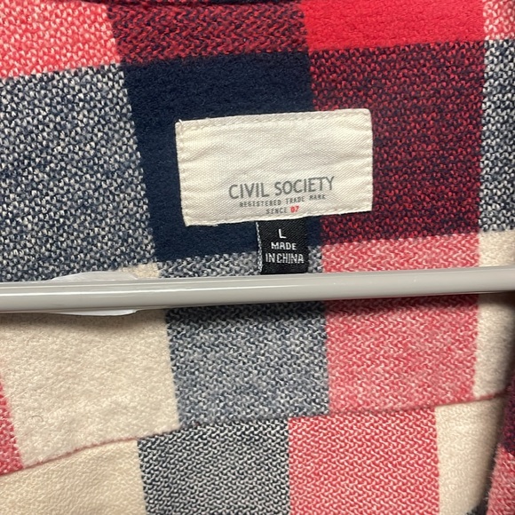 Civil society men's flannel jacket - Picture 3 of 3